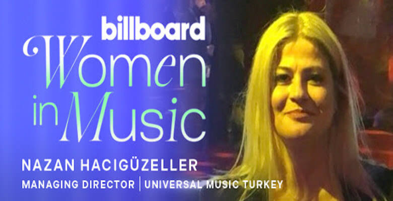 Universal Müzik Türkiye Genel Müdürü Nazan Hacıgüzeller’e Ödül!
