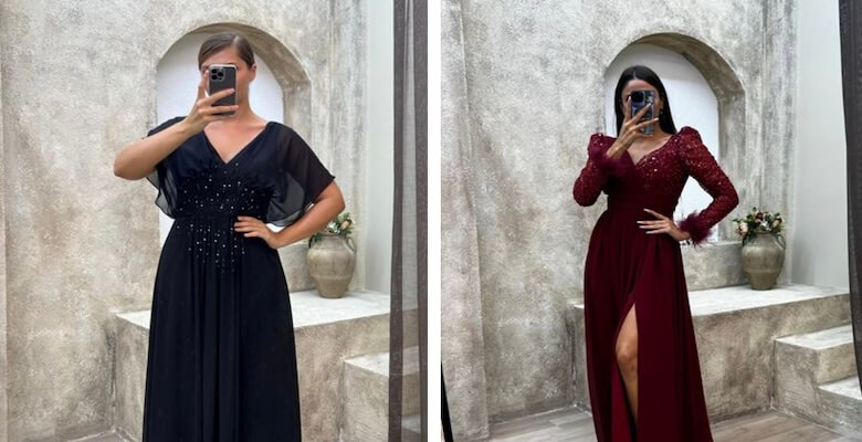 En Şık Büyük Beden Elbise ve Düğün Elbiseleri