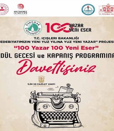 Türk Edebiyatının Yeni Yüzyılına Güçlü Katkı: “100 Yazar 100 Yeni Eser” Projesi Ödül Gecesi