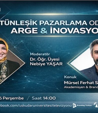 Üsküdar Üniversitesi Tv'nin Bu Haftaki Konuğu Mürsel Ferhat Sağlam Oluyor