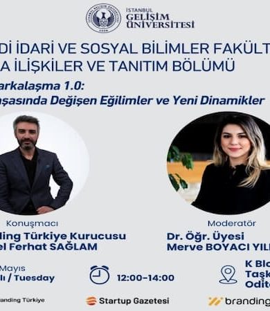 İstanbul Gelişim Üniversitesi’nde Dijital Markalaşma 1.0 Etkinliği Düzenlenecek