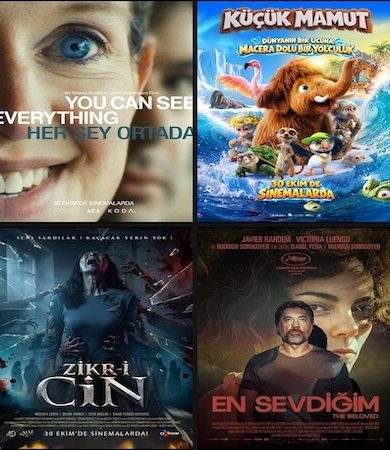 30 Ekim Vizyondaki Filmler Belli Oldu: Korku, Animasyon ve Dram Bir Arada